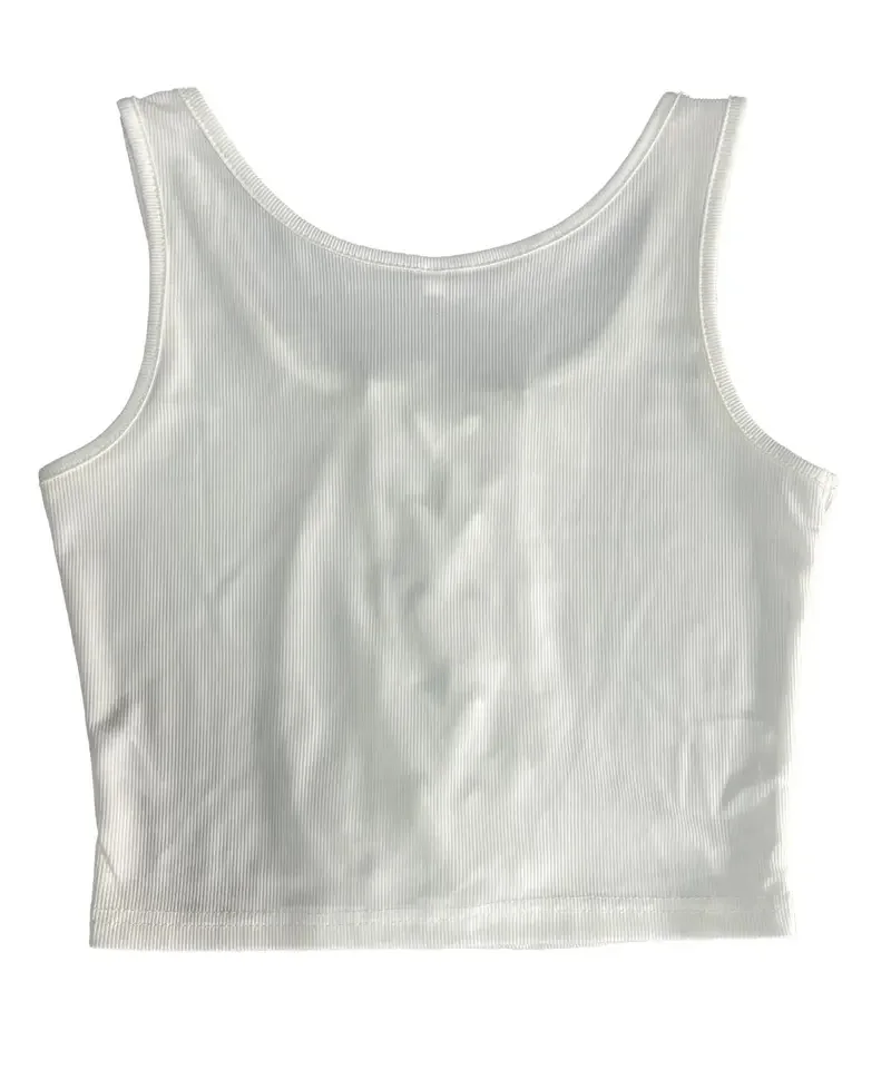 Criss Cross Tank Top Sexy Slim U Neck Summer Sleeveless Top Women Tank solid Stitching Female Knitted Casual Tops