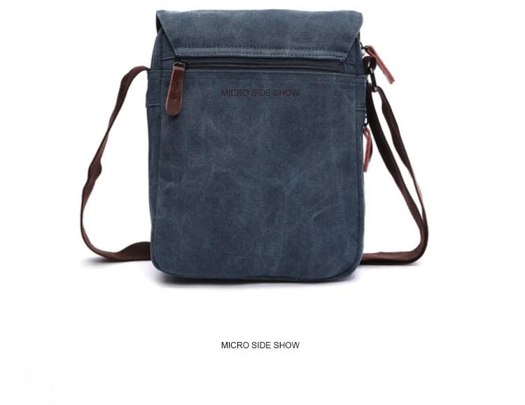 Fashion Solid Vintage Canvas Messenger Satchel Bags Buckle Casual Portable Shoulder Bag Korean Trend Simple Pack For Men 2020