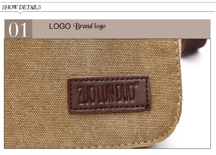 Fashion Solid Vintage Canvas Messenger Satchel Bags Buckle Casual Portable Shoulder Bag Korean Trend Simple Pack For Men 2020