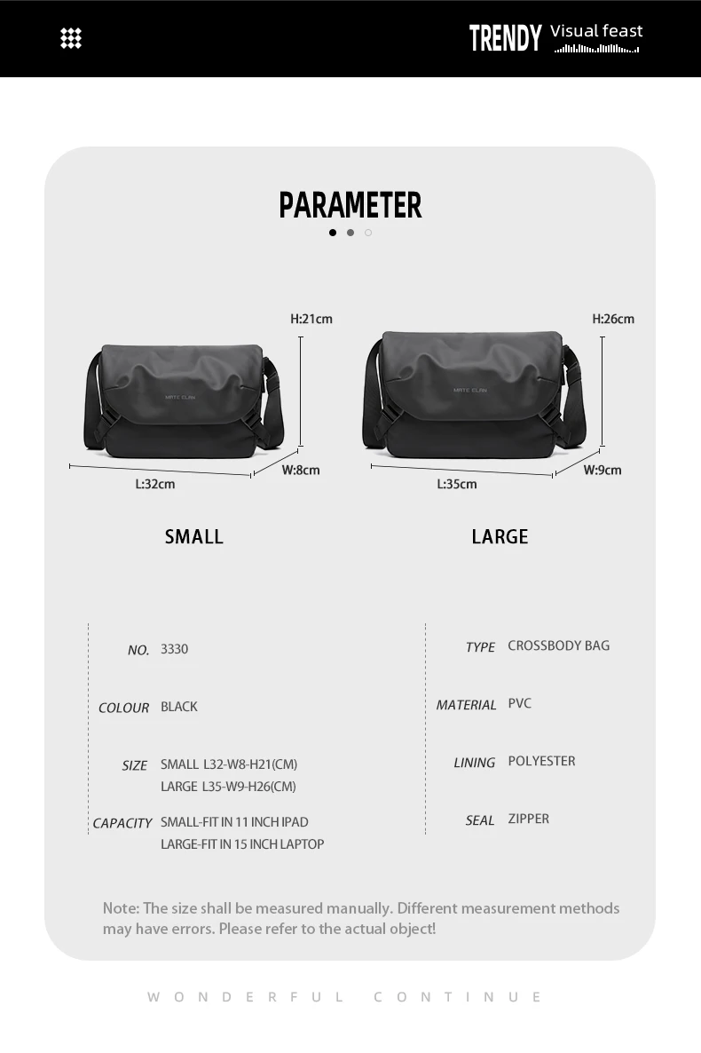 MOYYI Urban Business Flip Laptop Messenger Bag for Men Waterproof Traveling Sling Crossbody Bag Thin Shoulder School Book Bag