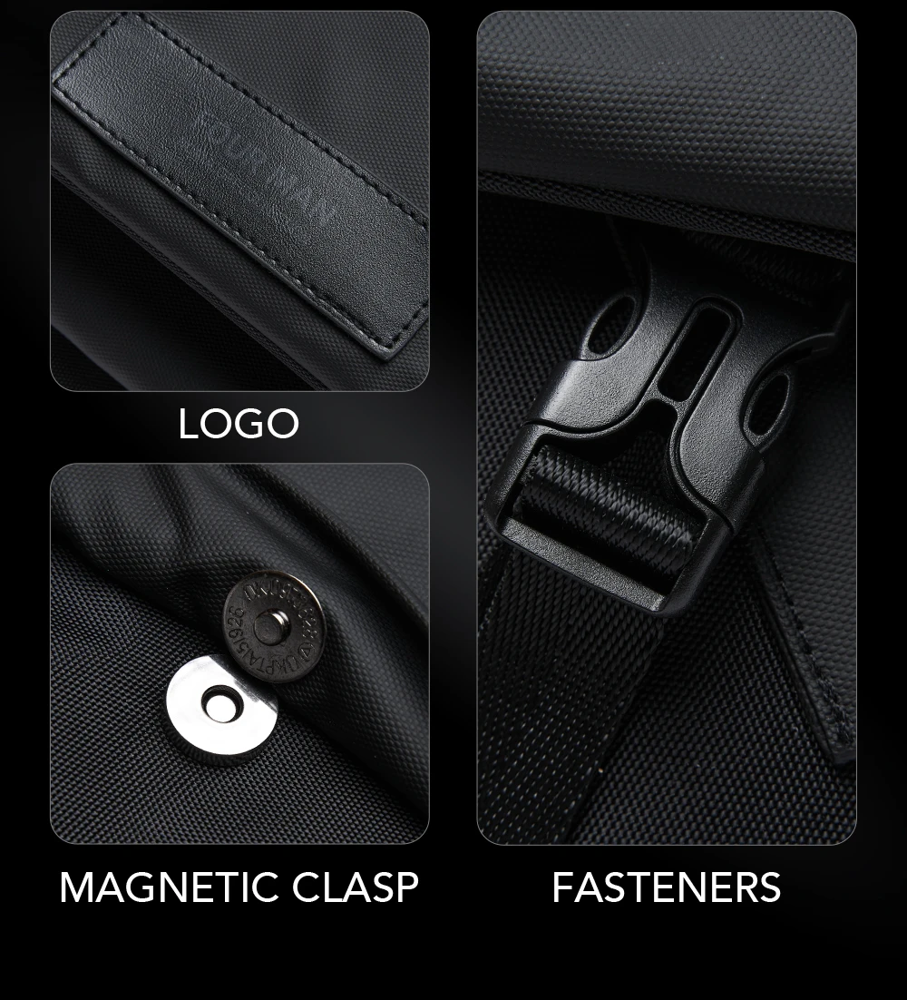 MOYYI Urban Business Flip Laptop Messenger Bag for Men Waterproof Traveling Sling Crossbody Bag Thin Shoulder School Book Bag
