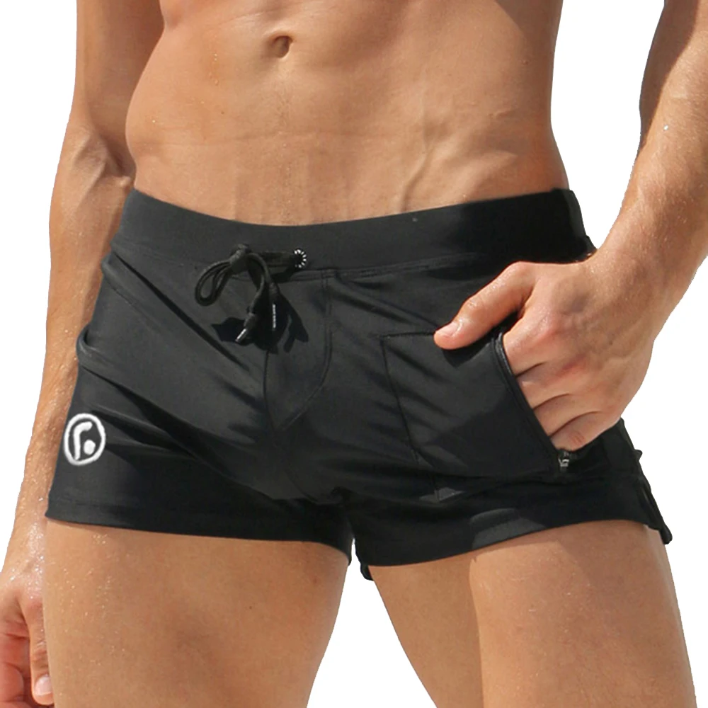 Summer Mens Swimsuit Beach Quick Dry Swimming Trunks Sunga Bathing Suit Mayo Breathable Swimwear Sport Surfing Board Shorts