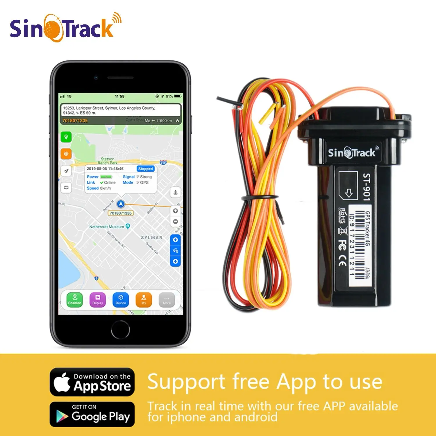 Best Cheap China GPS Tracker Vehicle Tracking Device Waterproof Motorcycle Car Mini GPS GSM SMS Locator With Real Time Tracking