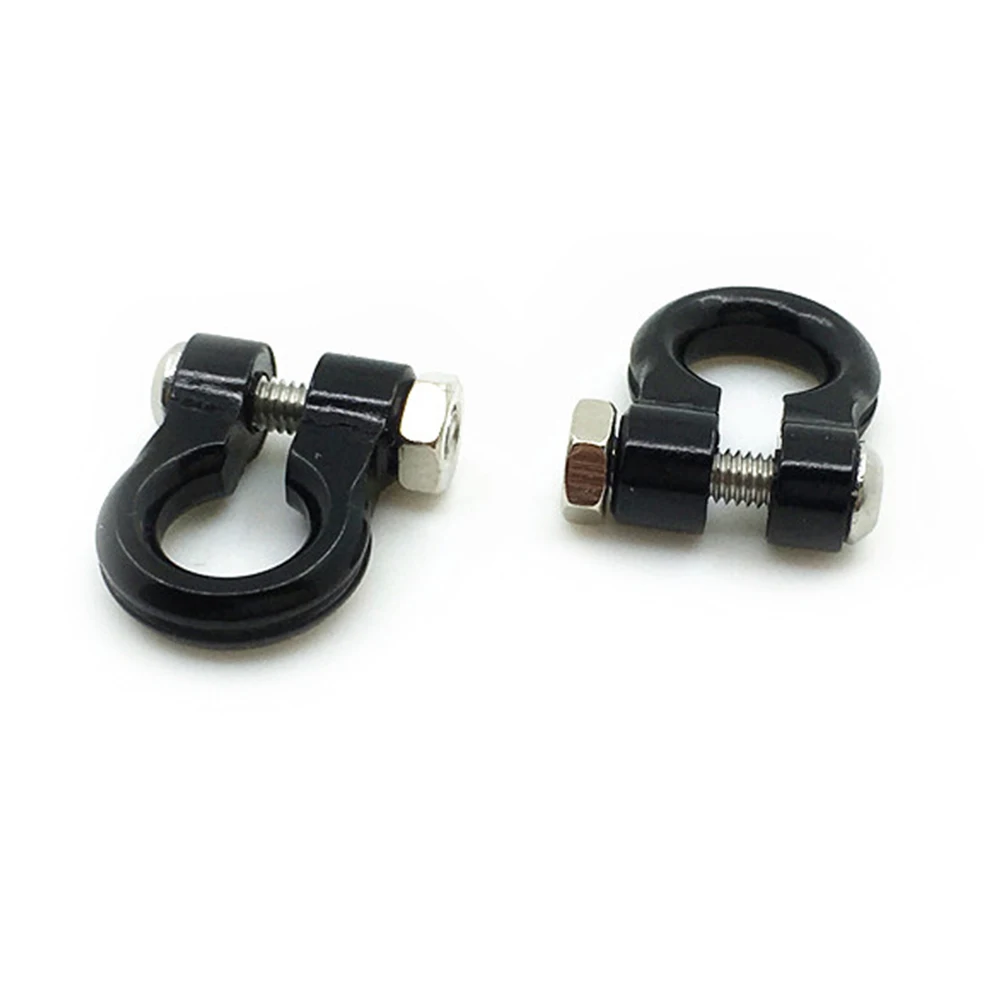 AXSPEED Aluminum Alloy Trailer Tow Shackles Hook for Axial SCX10 1/10 RC Remote Control Crawler Car Upgrade Parts Accessories