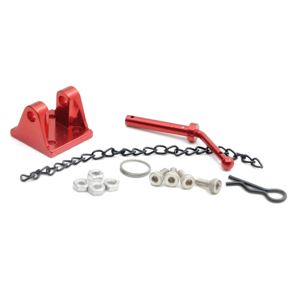 AXSPEED Aluminum Alloy Trailer Tow Shackles Hook for Axial SCX10 1/10 RC Remote Control Crawler Car Upgrade Parts Accessories