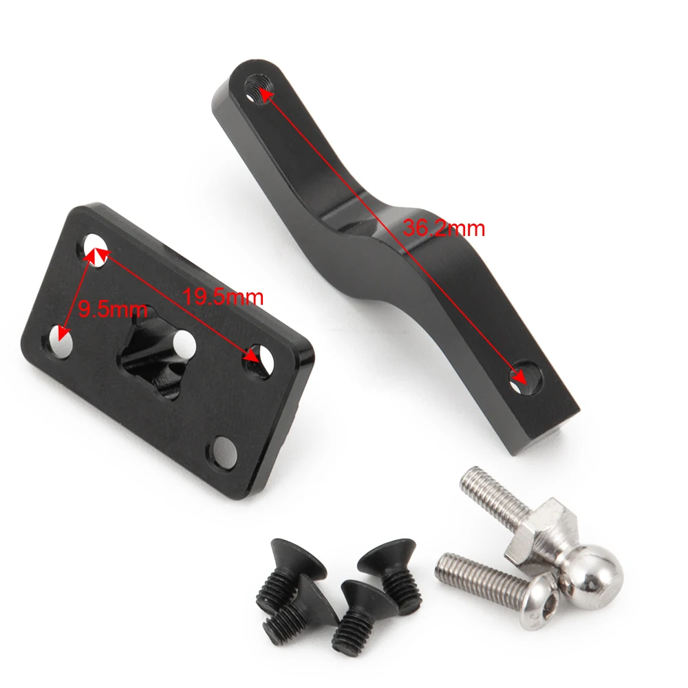 AXSPEED Aluminum Alloy Trailer Tow Shackles Hook for Axial SCX10 1/10 RC Remote Control Crawler Car Upgrade Parts Accessories