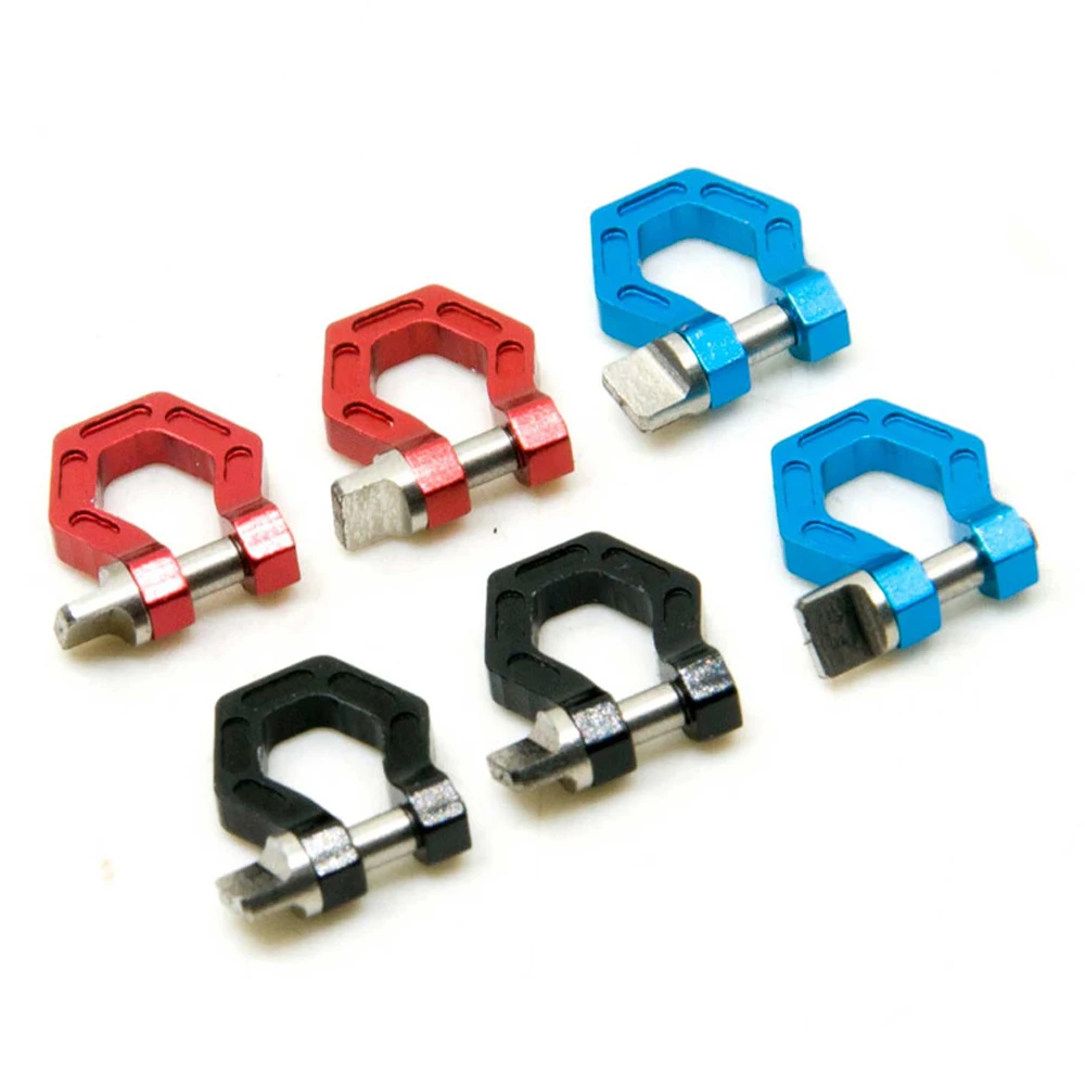 AXSPEED Aluminum Alloy Trailer Tow Shackles Hook for Axial SCX10 1/10 RC Remote Control Crawler Car Upgrade Parts Accessories