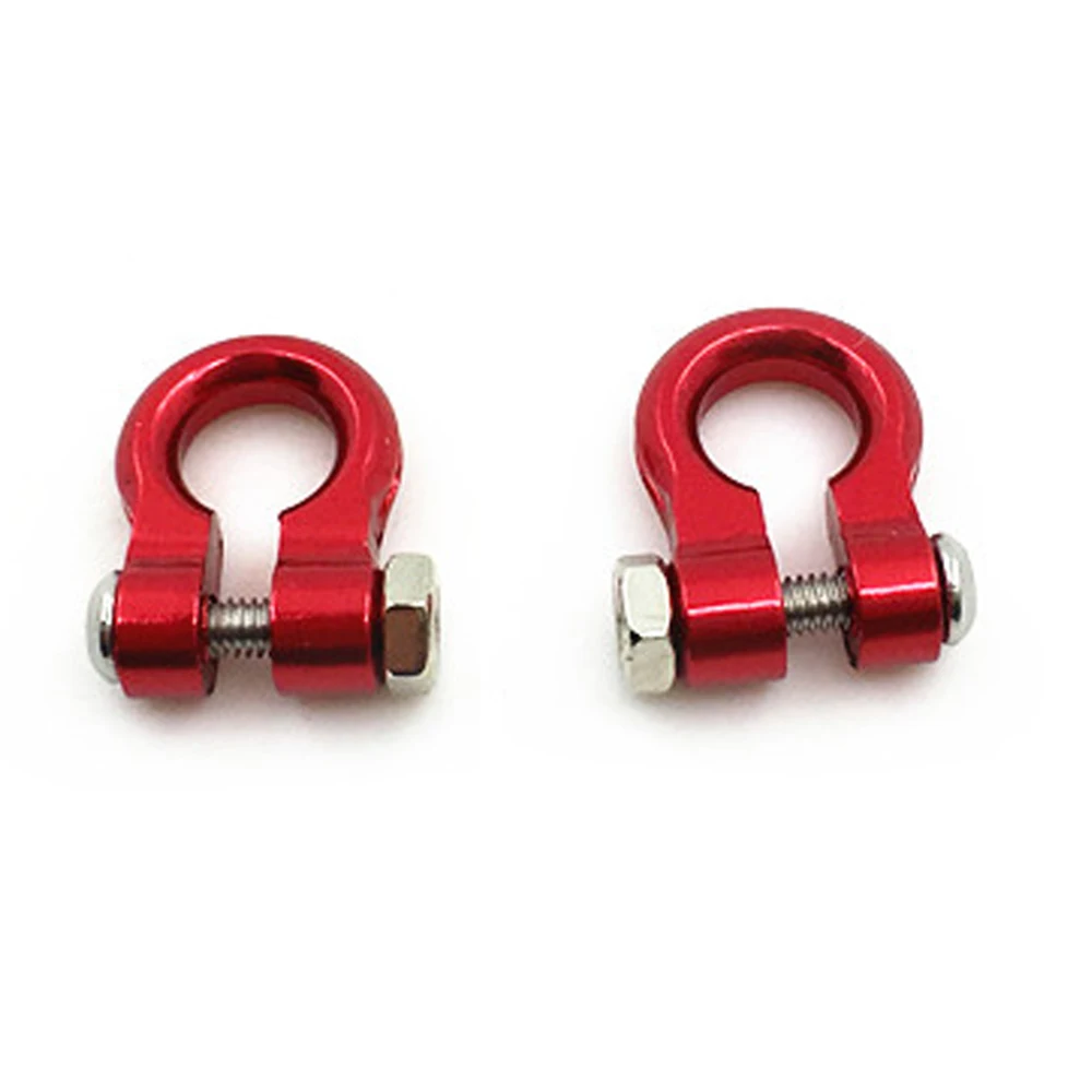 AXSPEED Aluminum Alloy Trailer Tow Shackles Hook for Axial SCX10 1/10 RC Remote Control Crawler Car Upgrade Parts Accessories
