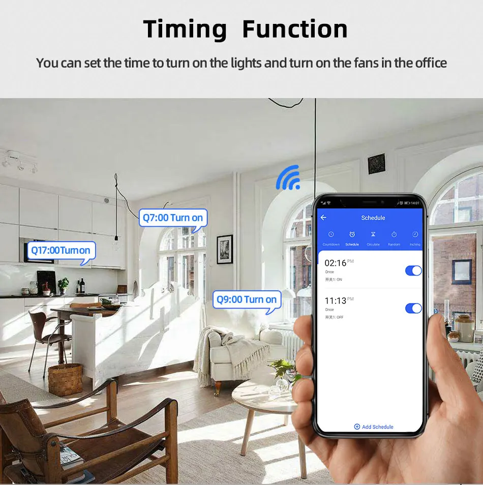 Tuya Smart Life wifi switch DC 12v 24v 220v Inching/Self-Locking wireless Relay Smart home Automation door access remote control