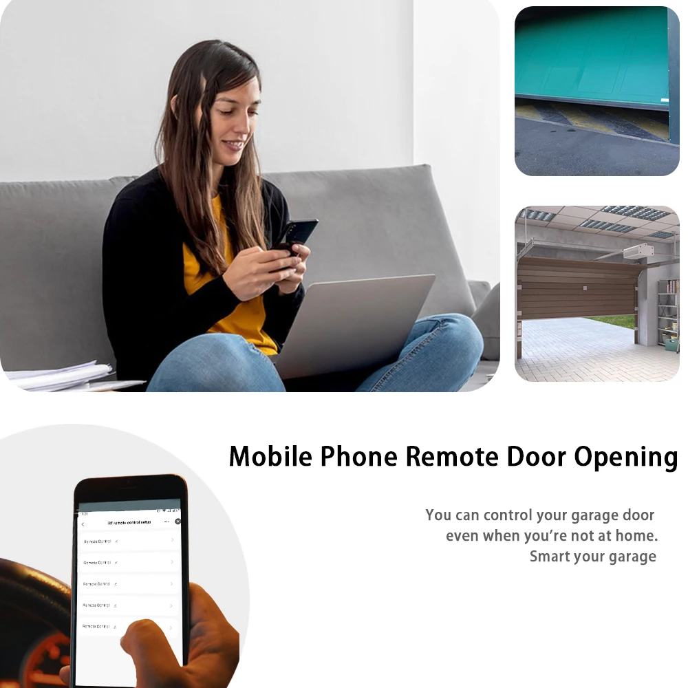 Tuya Smart Life wifi switch DC 12v 24v 220v Inching/Self-Locking wireless Relay Smart home Automation door access remote control