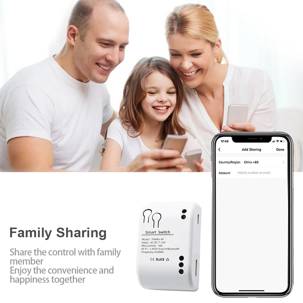 Tuya Smart Life wifi switch DC 12v 24v 220v Inching/Self-Locking wireless Relay Smart home Automation door access remote control