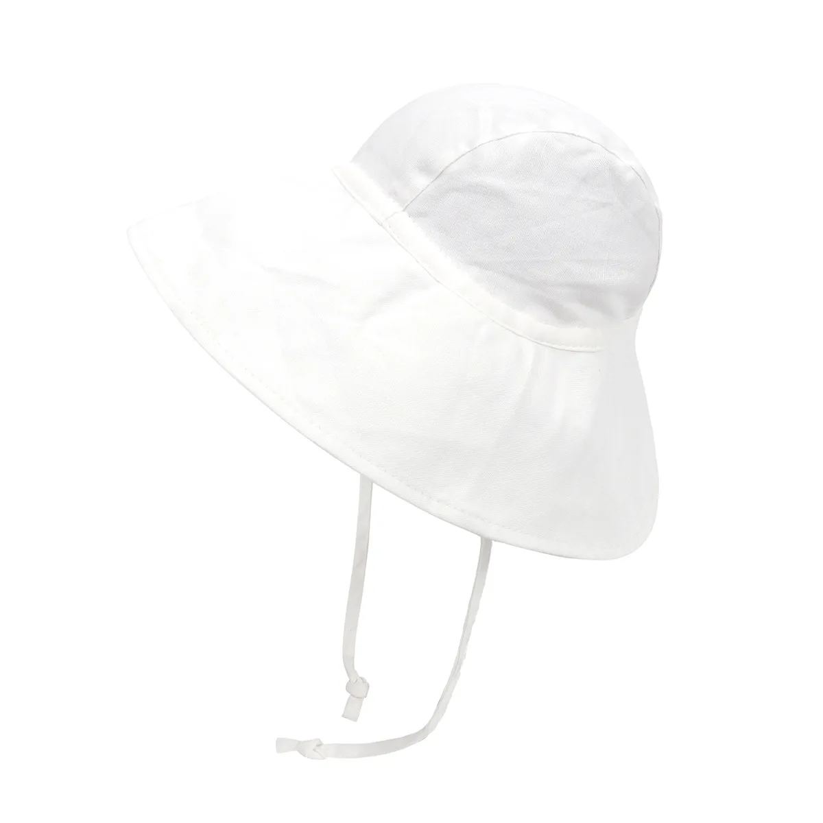 Big Brim Baby Sun Hat Summer Spring Kids Bucket Hat for Girls Boys Cotton Linen Children Cap Beach Travel Kids Hats Caps 2M-4Y