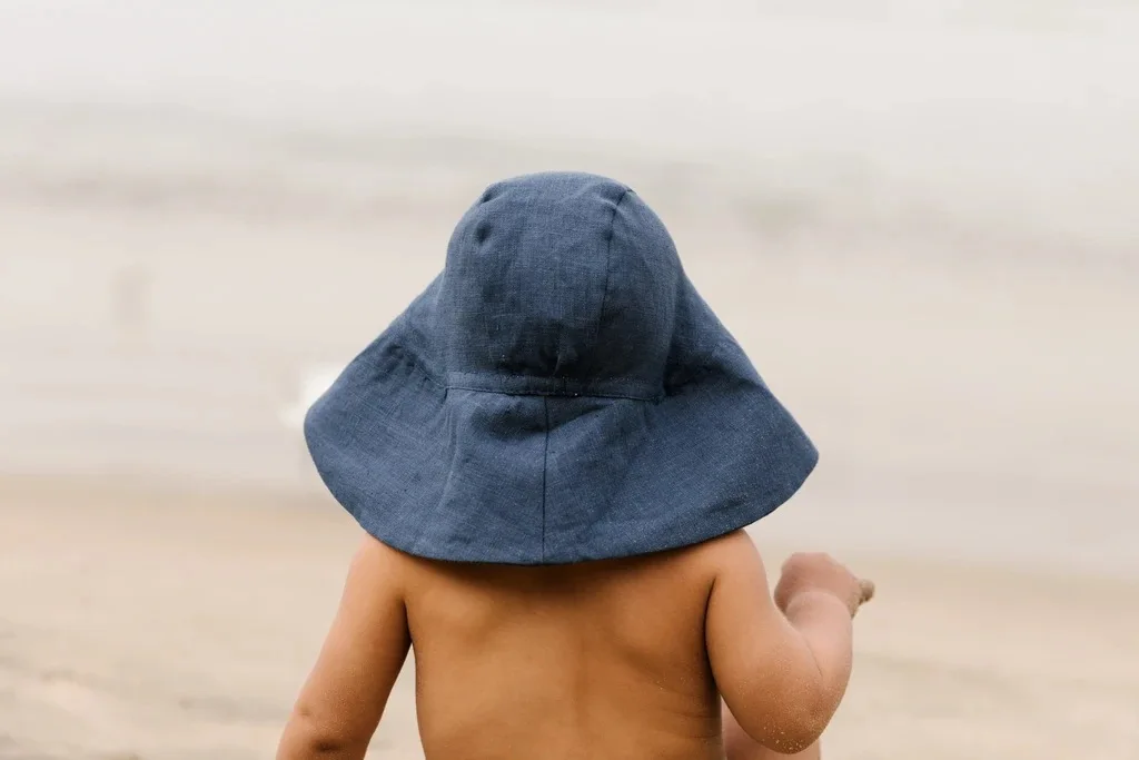 Big Brim Baby Sun Hat Summer Spring Kids Bucket Hat for Girls Boys Cotton Linen Children Cap Beach Travel Kids Hats Caps 2M-4Y