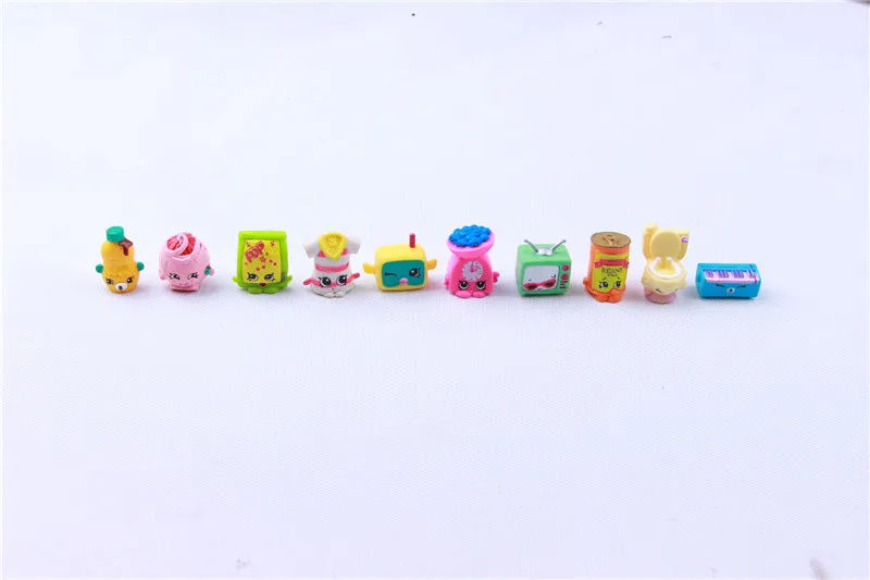 New 50pcs Mix Mini Furniture Food Fruit Dolls Pretend Play Shop Season 1 2 3 4 5 6 7 Action Figures Toy Kids Girls Gif