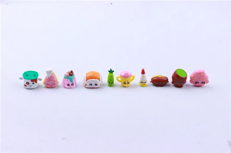 New 50pcs Mix Mini Furniture Food Fruit Dolls Pretend Play Shop Season 1 2 3 4 5 6 7 Action Figures Toy Kids Girls Gif
