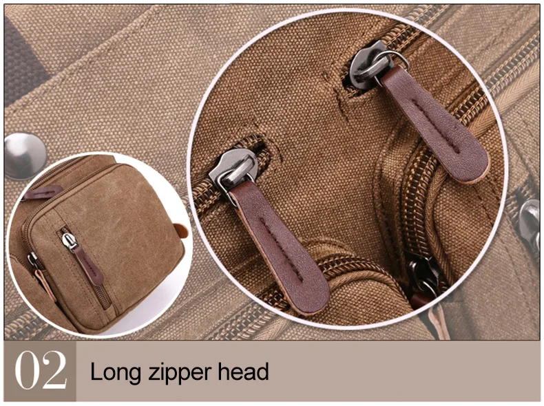 Men Canvas Briefcase Travel Bags Suitcase Classic Messenger Shoulder Bag for Men Tote Handbag Big Casual Business Laptop Pocket