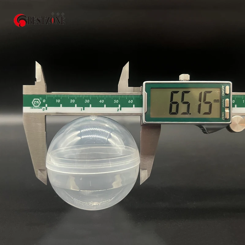 50Pcs 2.56Inch Toy Capsules 65MM Empty Round Capsules Hollow Balls Surprise Ball For Gumball Vending Machine