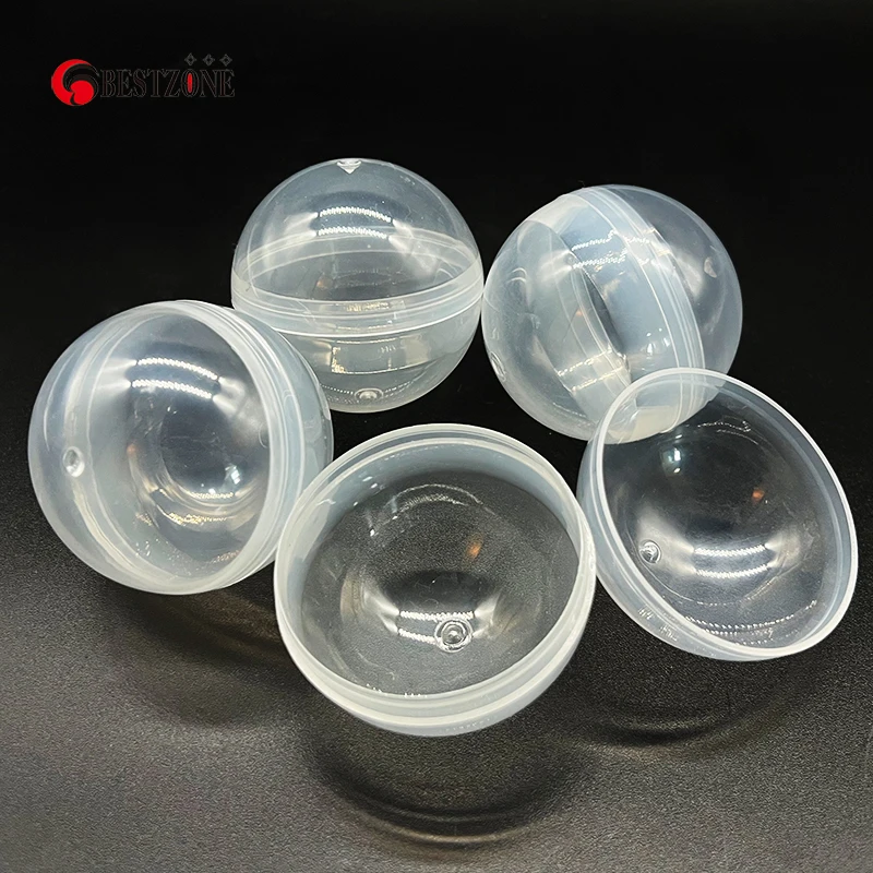 50Pcs 2.56Inch Toy Capsules 65MM Empty Round Capsules Hollow Balls Surprise Ball For Gumball Vending Machine