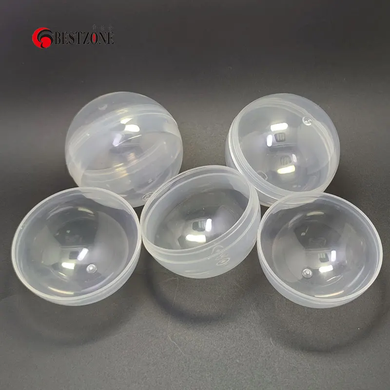 50Pcs 2.56Inch Toy Capsules 65MM Empty Round Capsules Hollow Balls Surprise Ball For Gumball Vending Machine