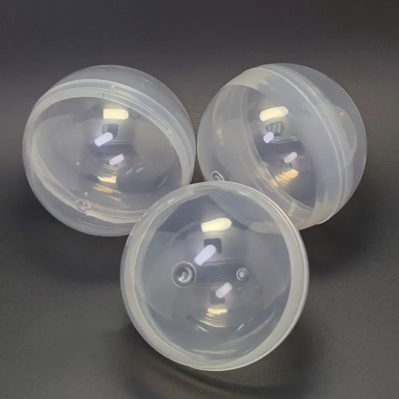 50Pcs 2.56Inch Toy Capsules 65MM Empty Round Capsules Hollow Balls Surprise Ball For Gumball Vending Machine