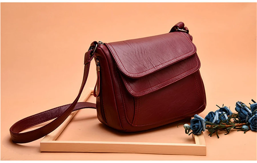 New Shoulder Crossbody Bags for Women High Quality PU Leather Messenger Bag Female Purse and Handbags Sac A Main Designer Bag