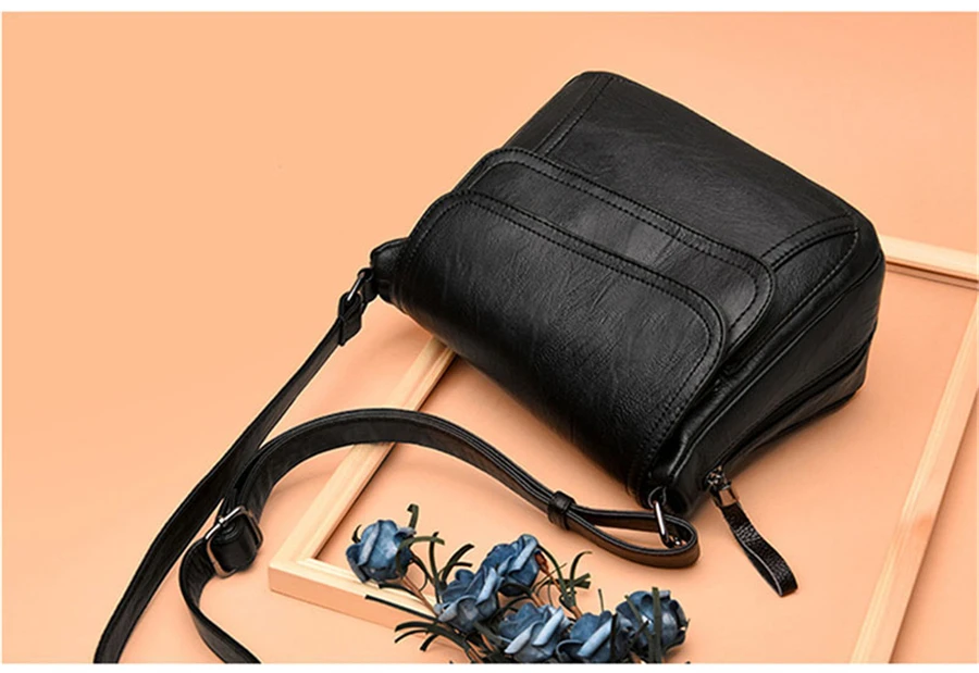 New Shoulder Crossbody Bags for Women High Quality PU Leather Messenger Bag Female Purse and Handbags Sac A Main Designer Bag