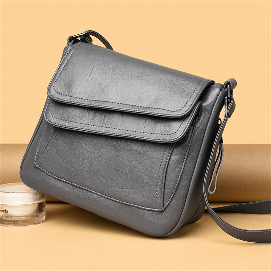 New Shoulder Crossbody Bags for Women High Quality PU Leather Messenger Bag Female Purse and Handbags Sac A Main Designer Bag