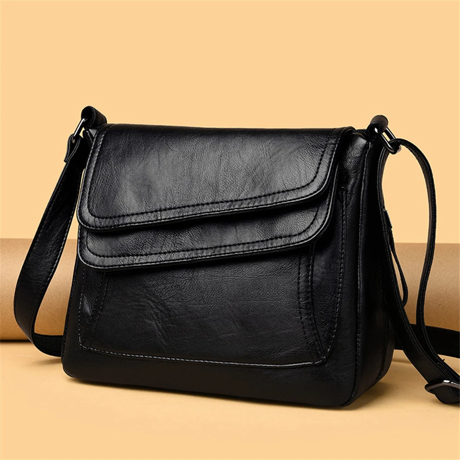 New Shoulder Crossbody Bags for Women High Quality PU Leather Messenger Bag Female Purse and Handbags Sac A Main Designer Bag