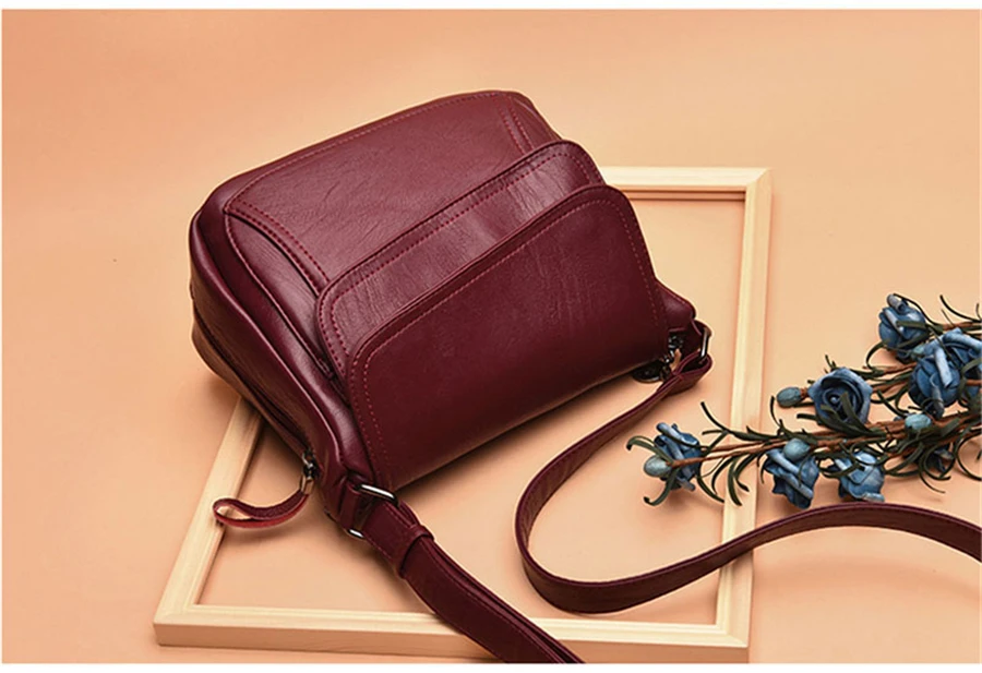 New Shoulder Crossbody Bags for Women High Quality PU Leather Messenger Bag Female Purse and Handbags Sac A Main Designer Bag