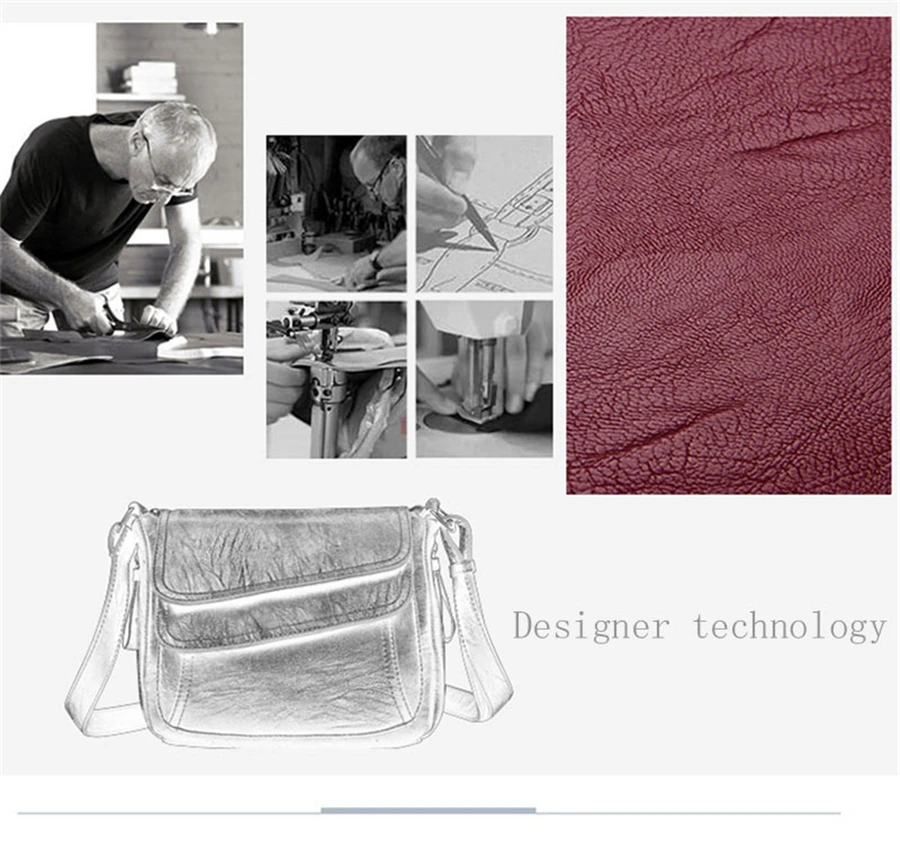 New Shoulder Crossbody Bags for Women High Quality PU Leather Messenger Bag Female Purse and Handbags Sac A Main Designer Bag