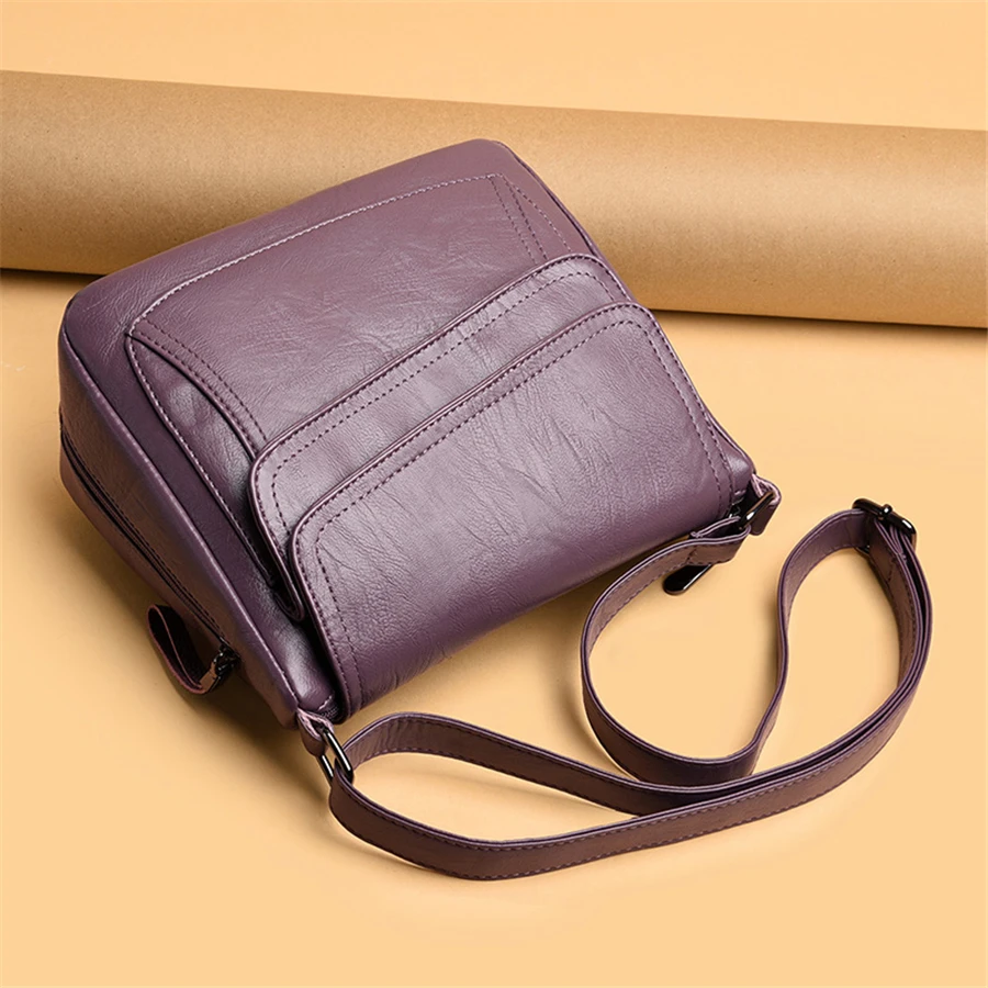 New Shoulder Crossbody Bags for Women High Quality PU Leather Messenger Bag Female Purse and Handbags Sac A Main Designer Bag