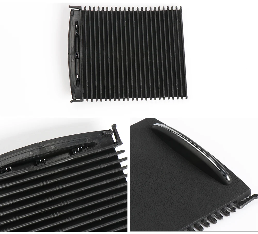 For Mercedes Benz C-Class W203 Car Center Console Sliding Shutters Cup Holder Roller Blind Cover Car-Styling 2036800123