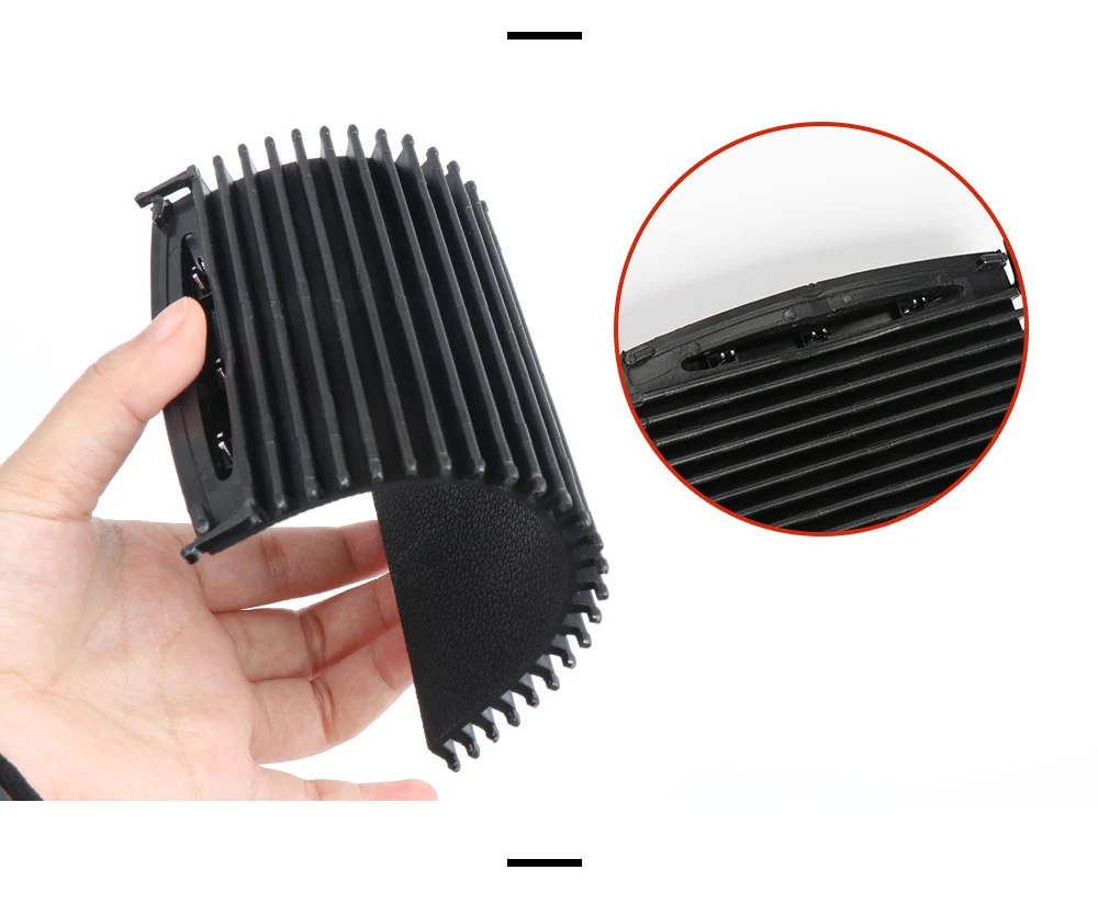 For Mercedes Benz C-Class W203 Car Center Console Sliding Shutters Cup Holder Roller Blind Cover Car-Styling 2036800123