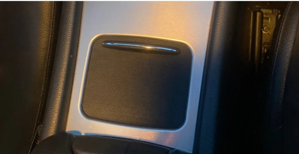 For Mercedes Benz C-Class W203 Car Center Console Sliding Shutters Cup Holder Roller Blind Cover Car-Styling 2036800123