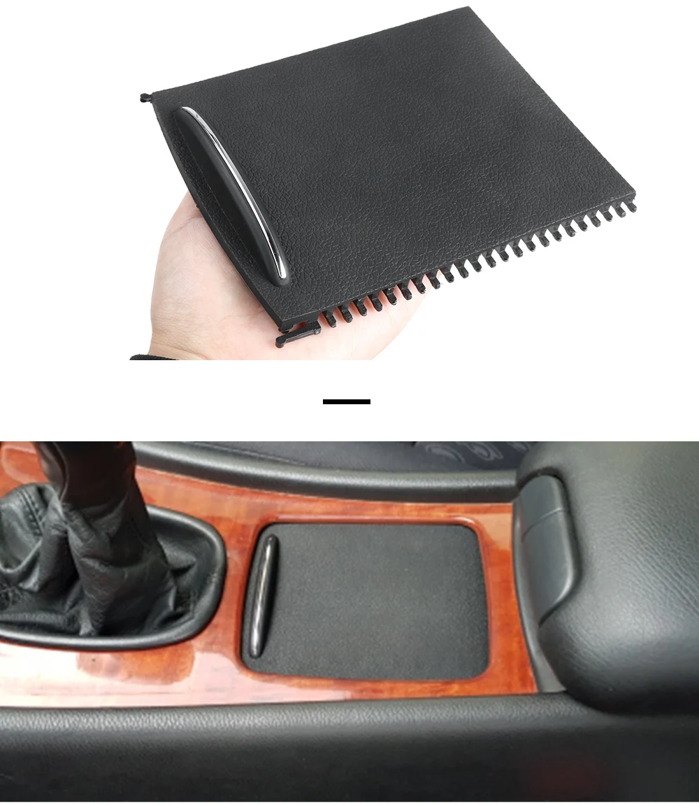 For Mercedes Benz C-Class W203 Car Center Console Sliding Shutters Cup Holder Roller Blind Cover Car-Styling 2036800123