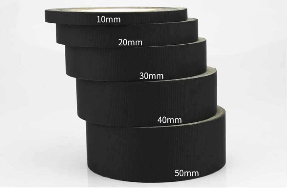 30M Black Acetate Cloth Single-sided Adhesive Tape Wire Bnding High Temperature Resistance Tape For Electric Phone LCD Repair