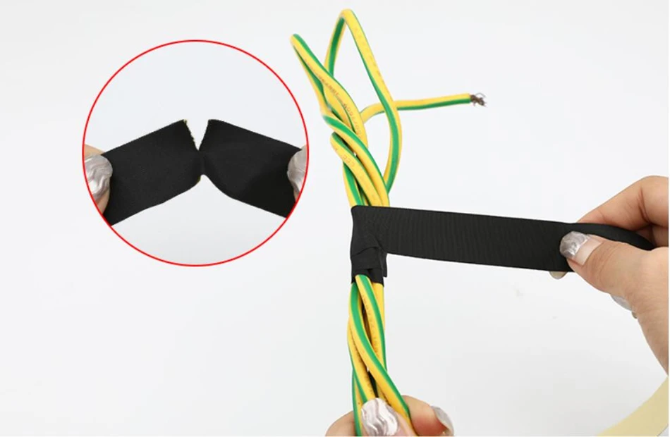 30M Black Acetate Cloth Single-sided Adhesive Tape Wire Bnding High Temperature Resistance Tape For Electric Phone LCD Repair