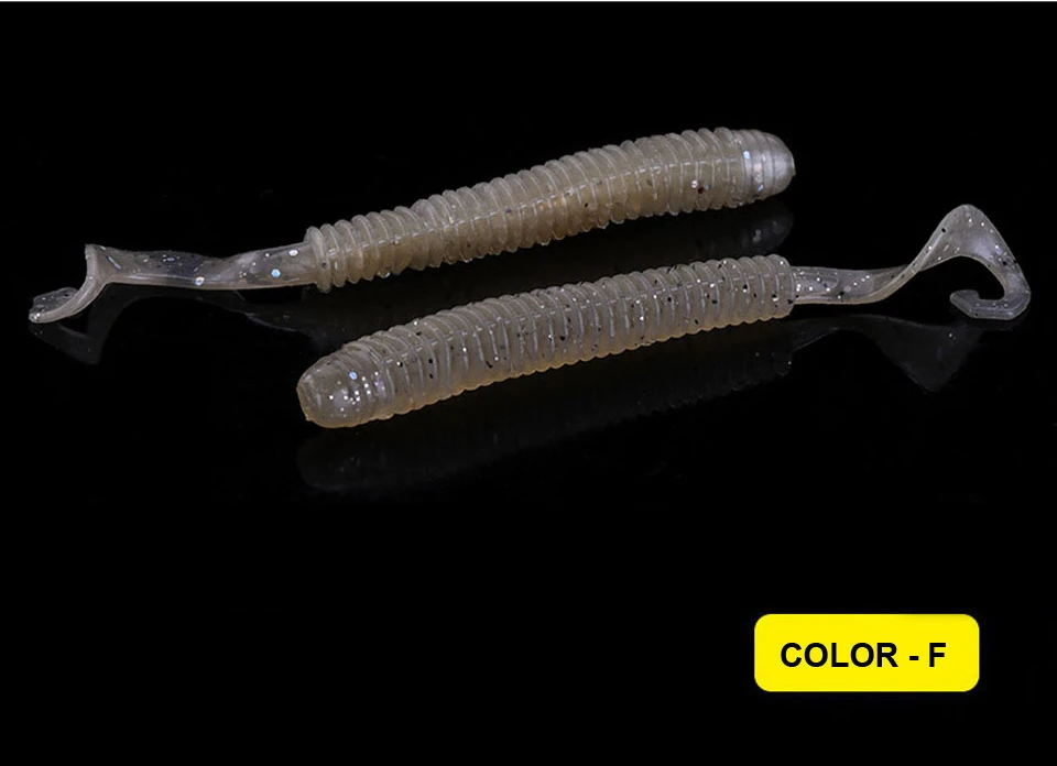 WALK FISH Fishing Wobblers Worm Jig Soft Lures 6cm 8cm 10cm Smell With Salt Silicone Artificial Bait Swimbaits Bass Tackle