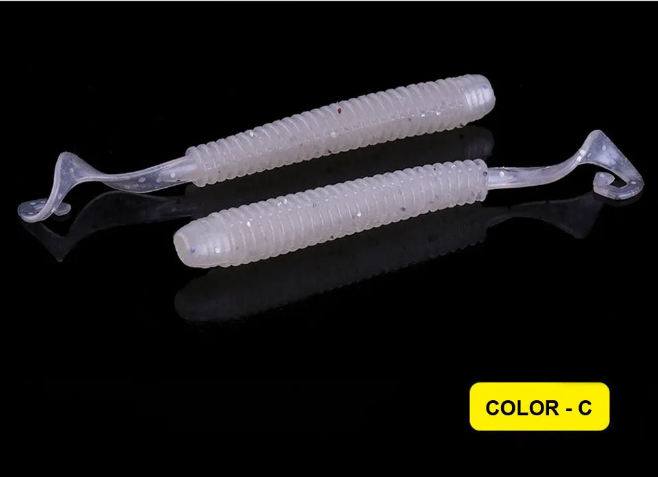 WALK FISH Fishing Wobblers Worm Jig Soft Lures 6cm 8cm 10cm Smell With Salt Silicone Artificial Bait Swimbaits Bass Tackle