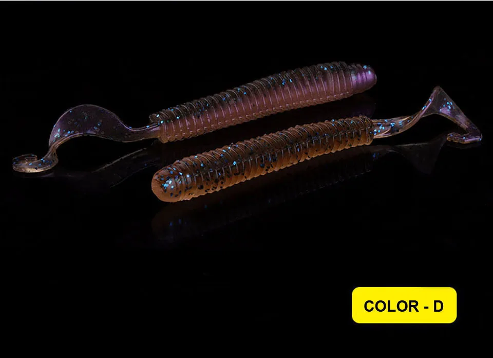 WALK FISH Fishing Wobblers Worm Jig Soft Lures 6cm 8cm 10cm Smell With Salt Silicone Artificial Bait Swimbaits Bass Tackle