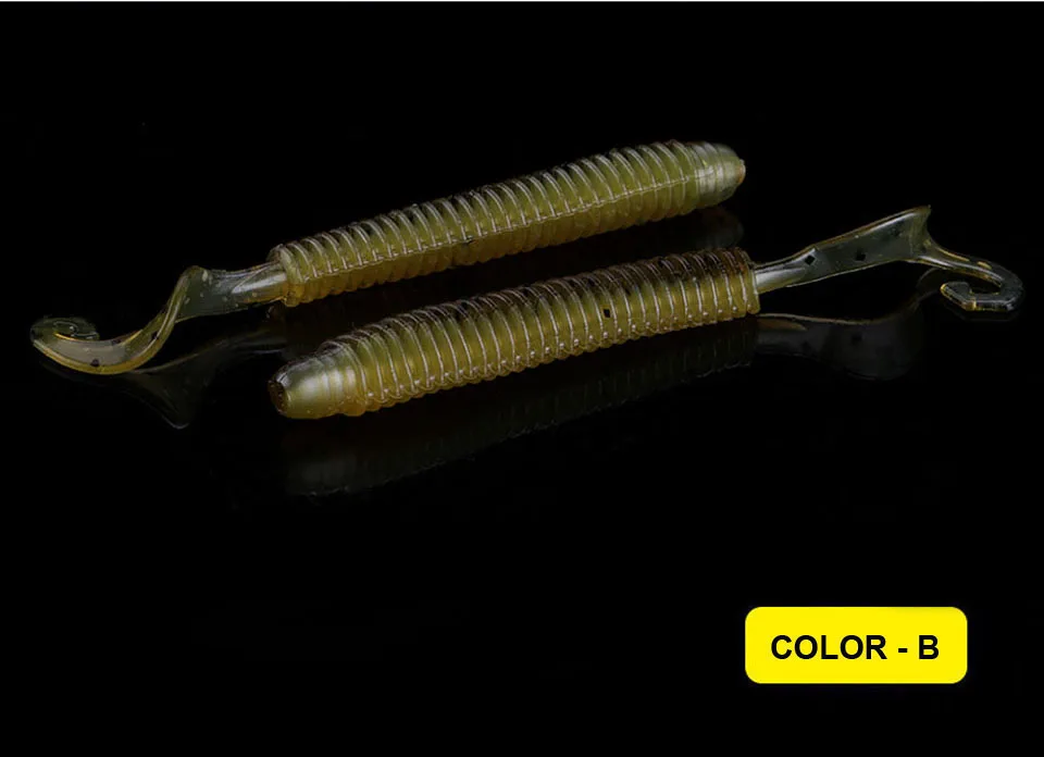 WALK FISH Fishing Wobblers Worm Jig Soft Lures 6cm 8cm 10cm Smell With Salt Silicone Artificial Bait Swimbaits Bass Tackle