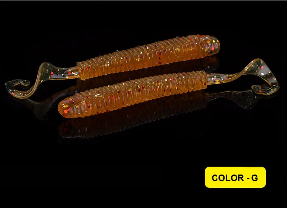 WALK FISH Fishing Wobblers Worm Jig Soft Lures 6cm 8cm 10cm Smell With Salt Silicone Artificial Bait Swimbaits Bass Tackle