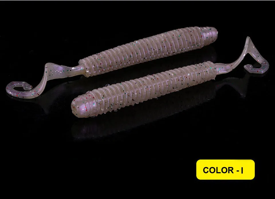 WALK FISH Fishing Wobblers Worm Jig Soft Lures 6cm 8cm 10cm Smell With Salt Silicone Artificial Bait Swimbaits Bass Tackle