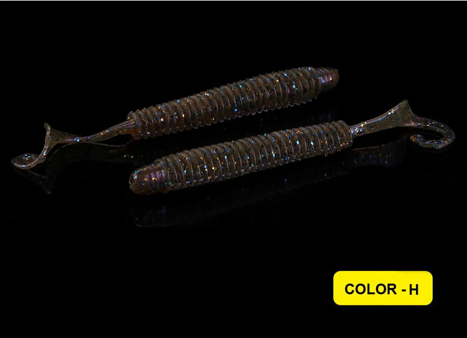 WALK FISH Fishing Wobblers Worm Jig Soft Lures 6cm 8cm 10cm Smell With Salt Silicone Artificial Bait Swimbaits Bass Tackle
