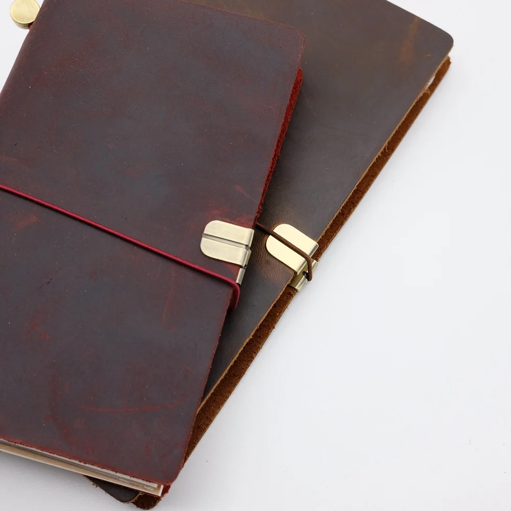 Notebook Metal-Edge Protection Bronze Decoration and TN Elastic Rubber Band for Protection Diary Accessories