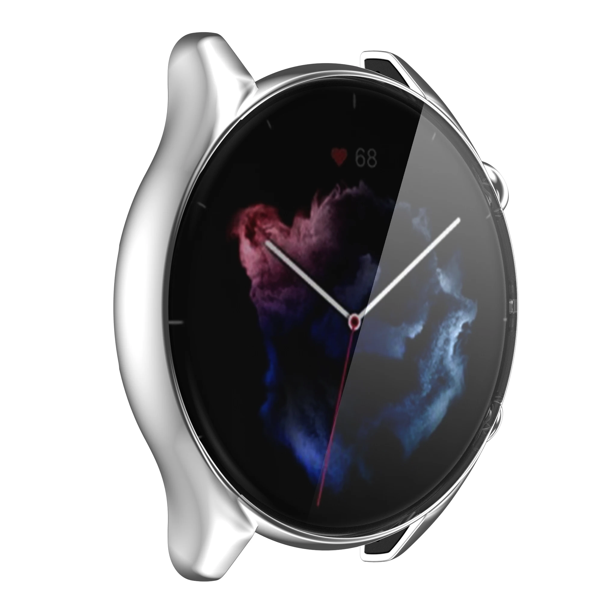Plating Protective Case For Amazfit GTR 2/2e/3/4 Screen Protector Cover Soft TPU Shell For Huami Amazfit GTR 3 Pro Smart Watch