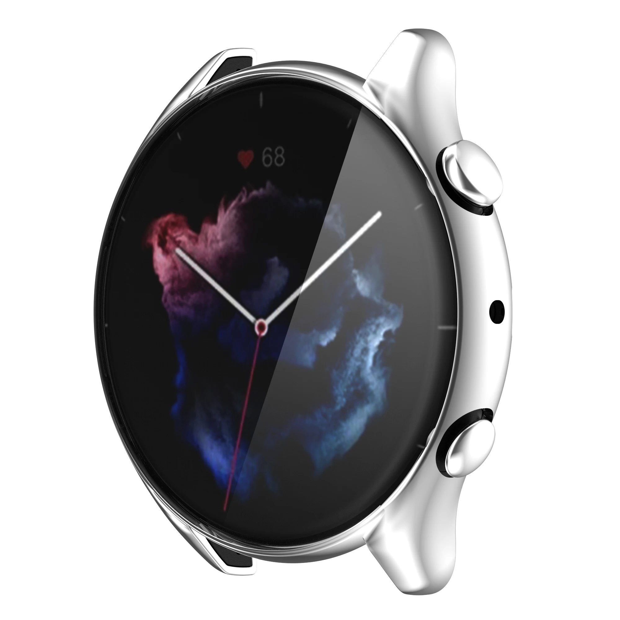 Plating Protective Case For Amazfit GTR 2/2e/3/4 Screen Protector Cover Soft TPU Shell For Huami Amazfit GTR 3 Pro Smart Watch