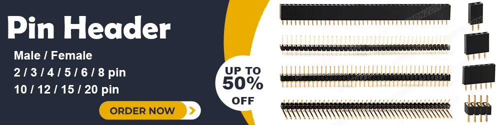 Single Row Female 2 3 4 5 6 8 10 12 15 20 40 Pin Header Gold Plated Solderless 2.54mm Pitch Strip Pinheader Connector