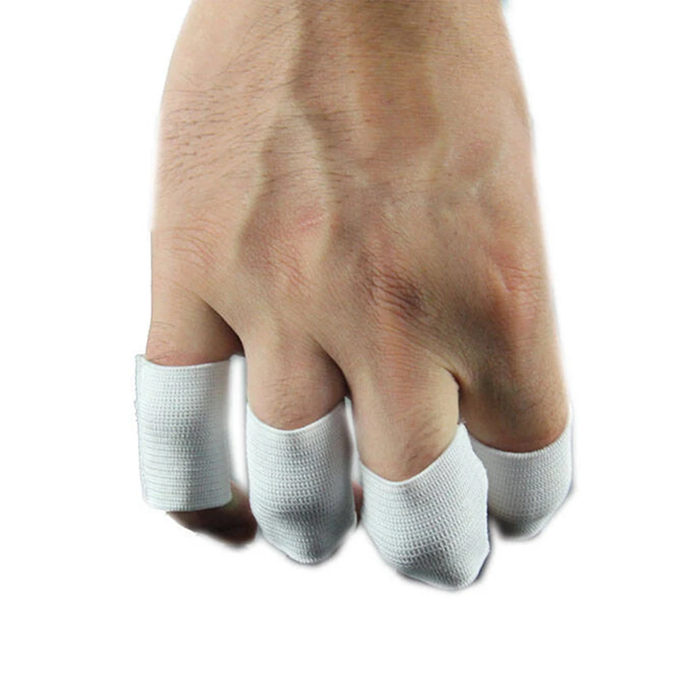 BraceTop 10pcs Stretchy Sports Finger Sleeves Arthritis Support Finger Guard Outdoor Basketball Volleyball Finger Protection New