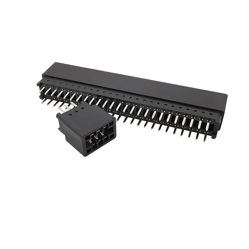 1/2/5Pcs 2.54mm Pitch 6P 8P 10P 12P 16P 20P 26P 30P 36P 40P-98 Pin Edge Card Connector Slot PCB Gold Finger Socket Through Holes